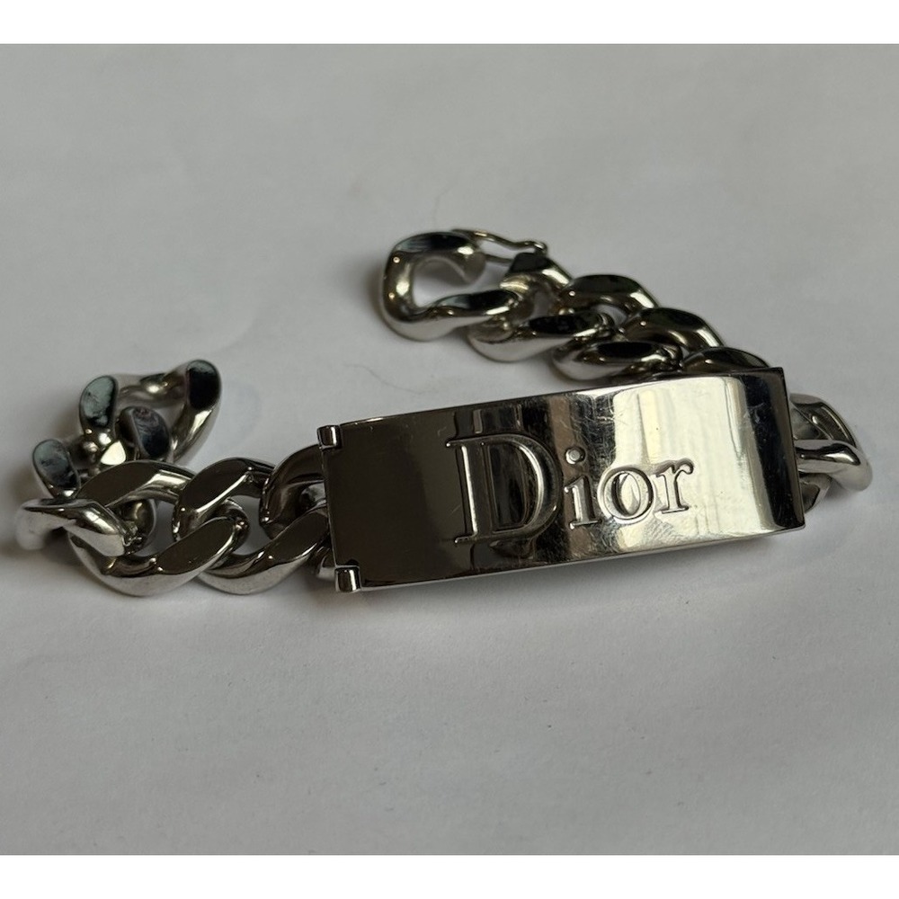 Vintage Dior Silver ID Bracelet - Picture 4 of 8